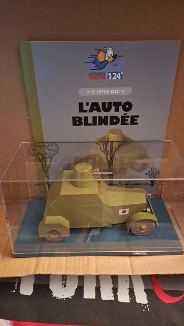 Les Voitures De Tintin  Echelle 1:24  - Hachette - N°22 La Voiture De Mitsuhirato Le Lotus Bleu A55794