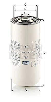 MANN-FILTER LB 950/20 – Separatore Aria-Olio Per Compressori, Applicazioni Off-Road, Alta Qualità