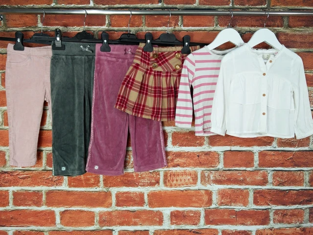 Pacchetto Bambine Età 12-18 Mesi Next Zara H&M Pantaloni Gonna Top Neonato 86Cm