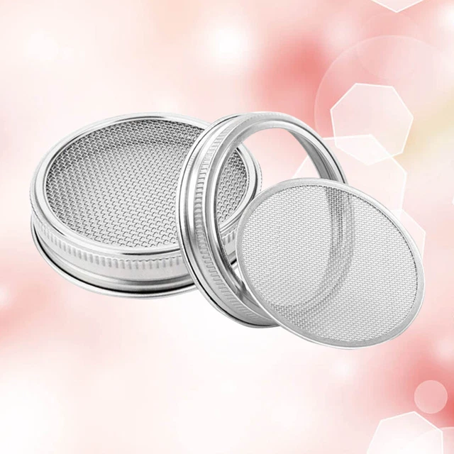 2 pz coperchio listelli setaccio in acciaio inox lenti sveglia