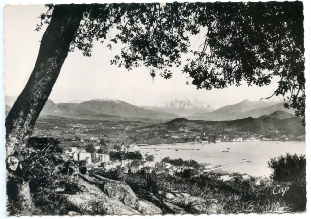 Cpsm // Carte Postale Corse // Ajaccio Panorama Sur Le Golfe