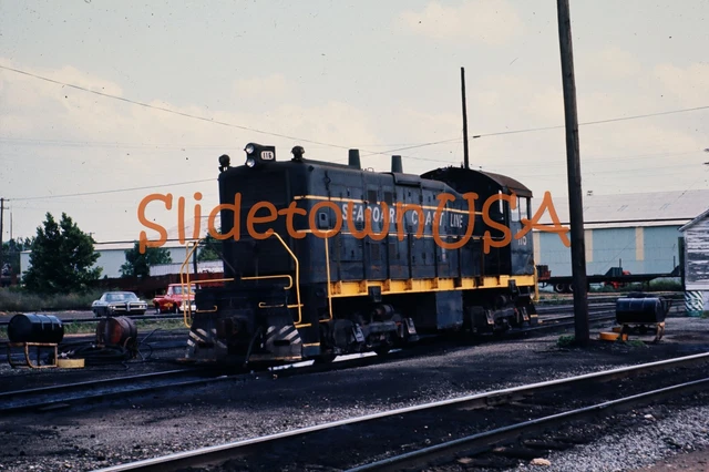 Vtg 1973 Train Slide 116 SCL Seaboard Coast Line Engine Montgomery AL X2R007