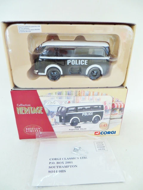 PEUGEOT D3A CORGI HERITAGE MINI BUS PEUGEOT EN BOITE 1/43 REF 70621 PEUGEOT D3A CORGI HERITAGE MINI BUS PEUGEOT EN BOITE 1/43 REF 70621