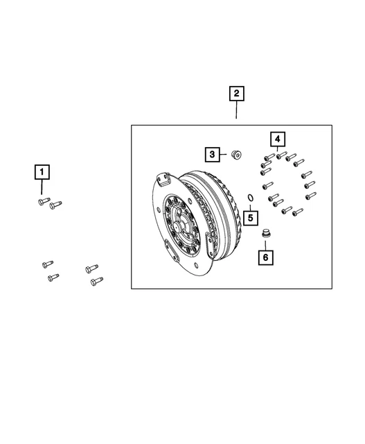 Genuine Mopar Torque Converter Kit RL405036AA