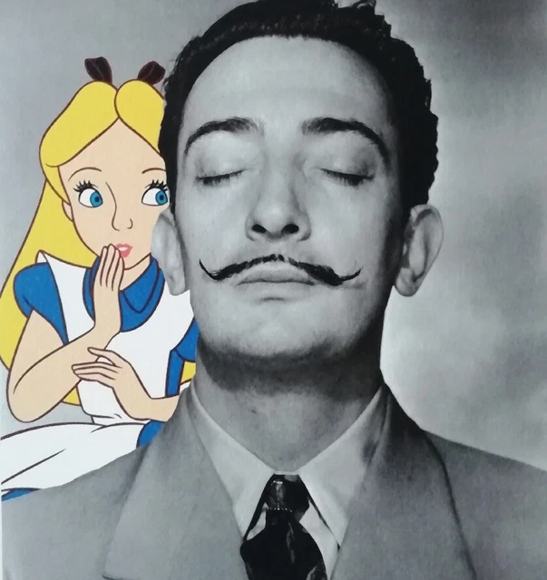 Death NYC "DALI LISTEN DALI "sérigraphie Edition Limitée 45cmx32cm numérotée 5/3