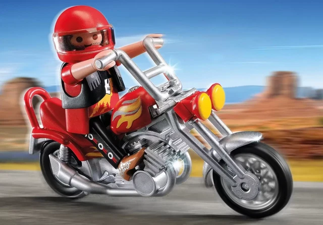 Pièce De Rechange Playmobil - Moto De Police Réf 3943, Occasion