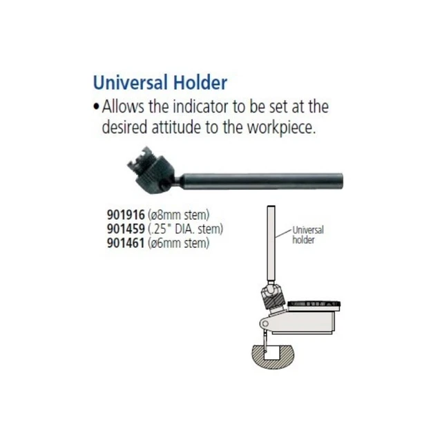 MITUTOYO UNIVERSAL HOLDER Dial Test Indicator Clamp Holder 85mm 901916
