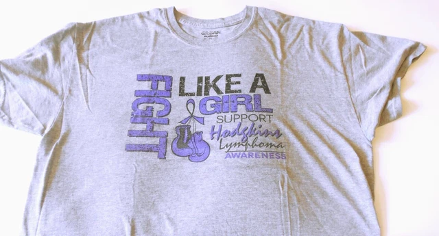 LADIES XL Casual Pre-owned Tee Shirt "Fight Like a Girl" T117