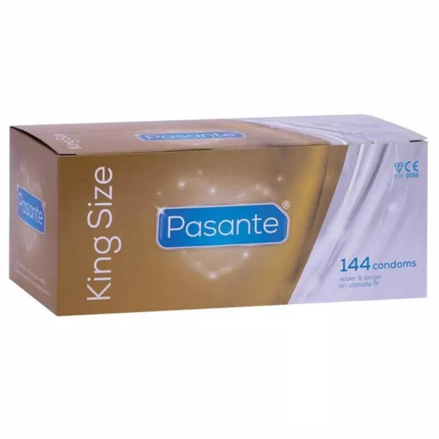 Pasante King Size Large Condoms 144 Pack 60mm
