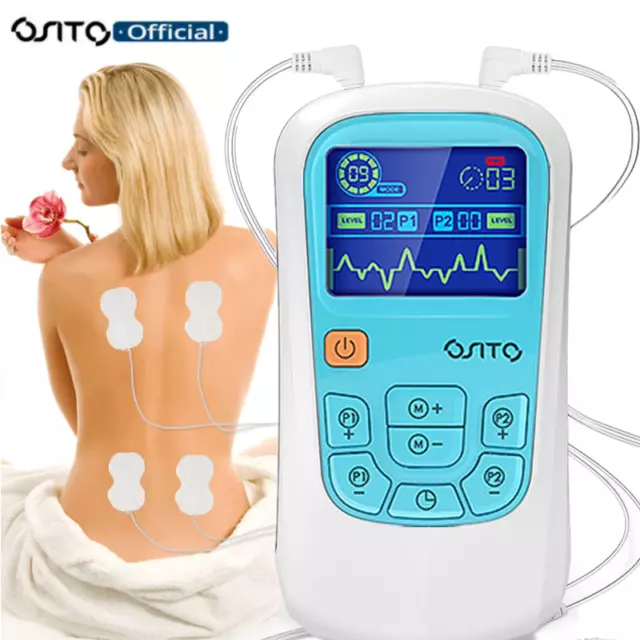 OSITO TENS & EMS UNIT Physiotherapy Electronic Muscle Stimulation Pain Relief