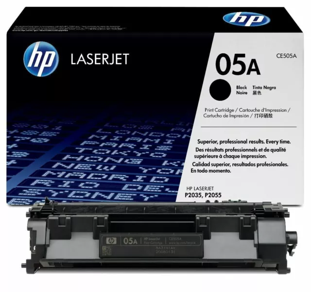 🔥 Genuine HP CE505A (05A) Black Toner Cartridge - Unboxed (VAT Inc) 🔥