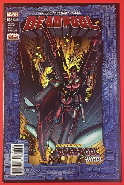 Deadpool #6  (Marvel 2016) 2Nd Print Variant | 1St Warda Wilson Deadpool 2099