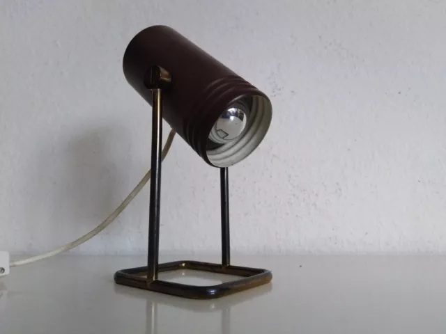 70er Jahre Tischlampe Lampe Leuchte Messing.Panton Kalff Poulsen Ära. 70s lamp