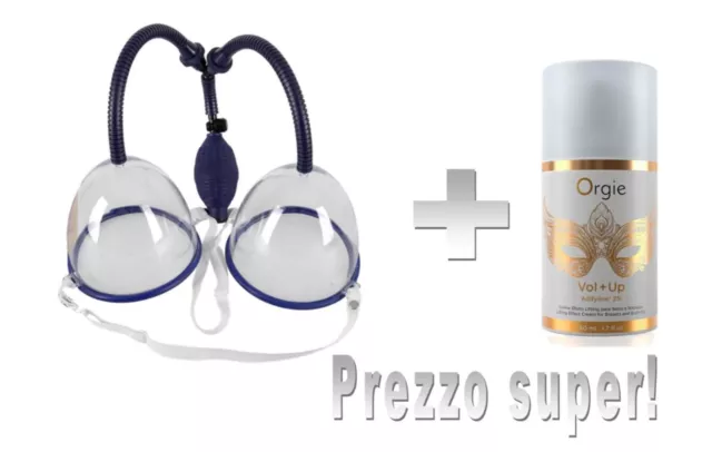 pompa con gel crema per ingrandire e volumizzante seno rassodante tette donna