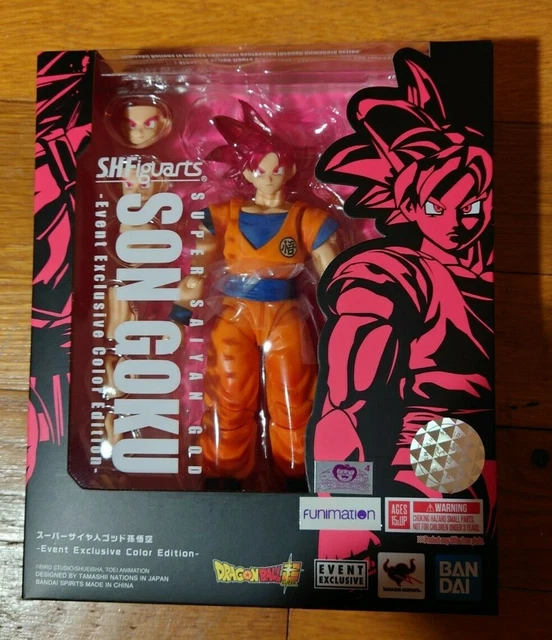 DRAGON BALL EVENT Exclusive Color Super Saiyan God SSG Son Goku Figuarts New EUR 93,23 PicClick FR