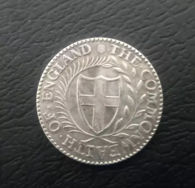 Retro Commonwealth 1651 Sixpence. Souvenir Gap Filler. Same size as original.