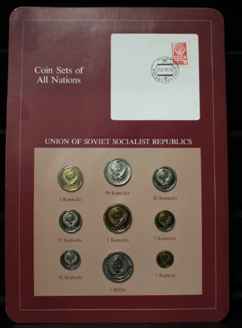 Coin Sets of All Nations 1978 Russia USSR 9 Coin Set 2OIA