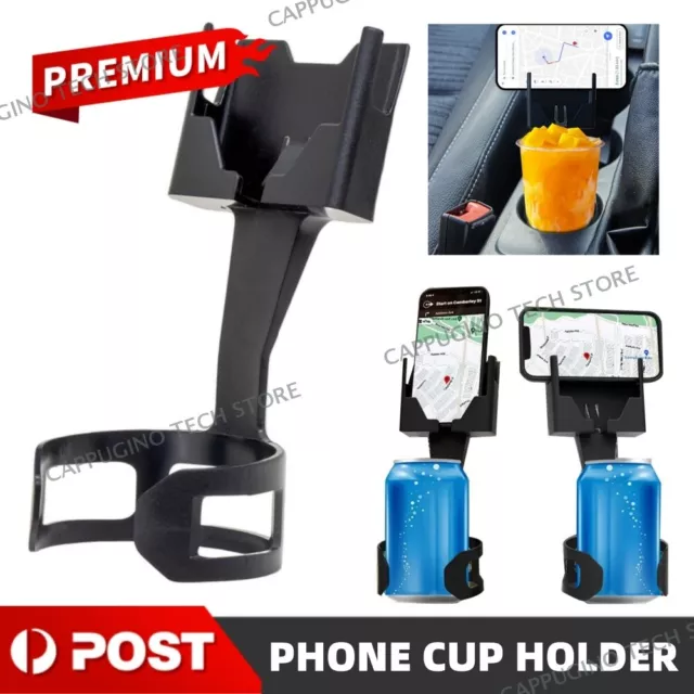 Universal Car Cup Holder Stand Cradle Adjustable 360 Degree Cell Phone Mount NEW