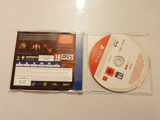 AGONY PS4 Promo CD pal España  con caja raro juego fisico COMPLETO  LEER!