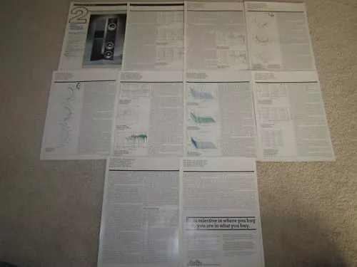 NHT Model II Speaker Review, 1990, 11 pgs, Full Test