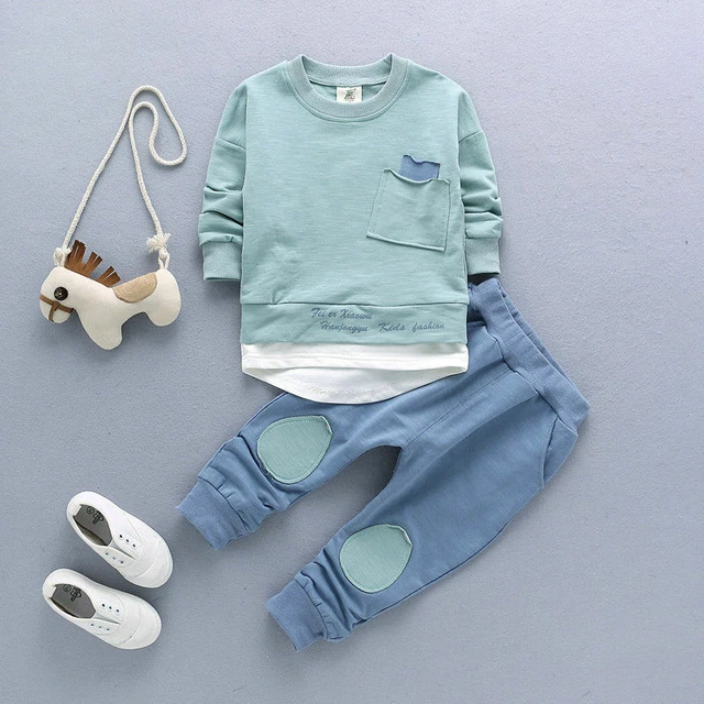 Top vestiti bambini bambini bambini bambini bambine + pantaloni 2 pezzi abiti set tuta Regno Unito 5