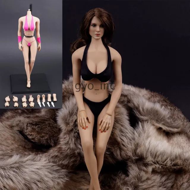 JIAOU DOLL 1/6 L LARGE BUST Seamless Female Body for 12 Figure Phicen HOT  TOYS $54.99 - PicClick