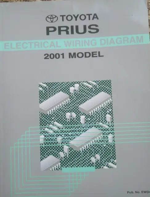 2001 Toyota PRIUS Electrical Wiring Service Shop Repair Manual FACTORY EWD OEM