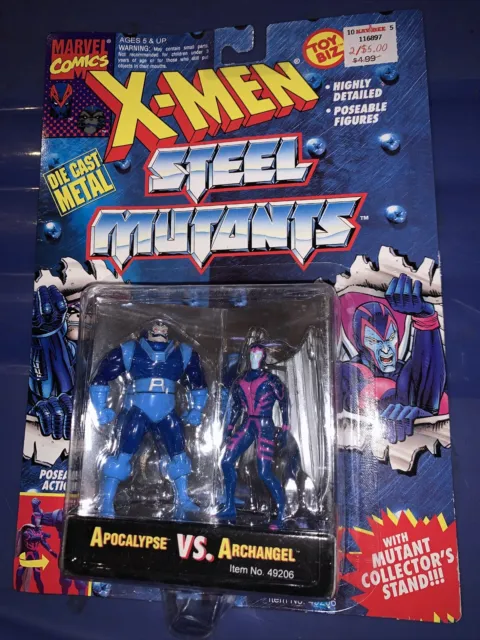 Marvel Xmen Steel Mutants 1994 Apocalypse Vs Archangel Toybiz