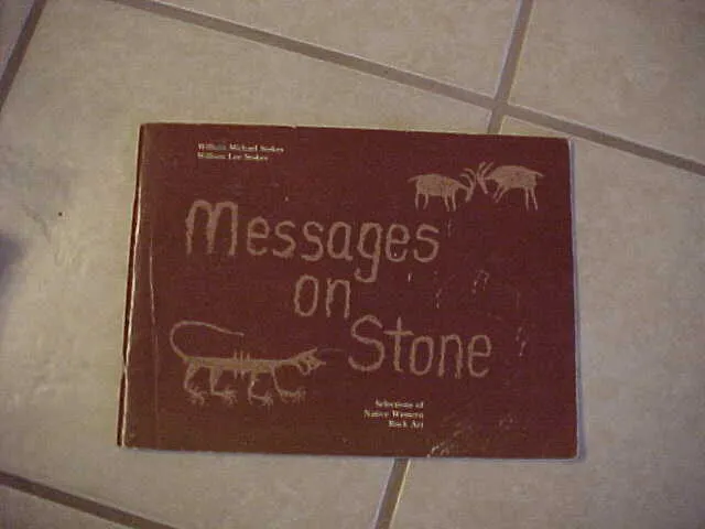 Book- Messages on Stone-Indian Petroglyphs by Stokes