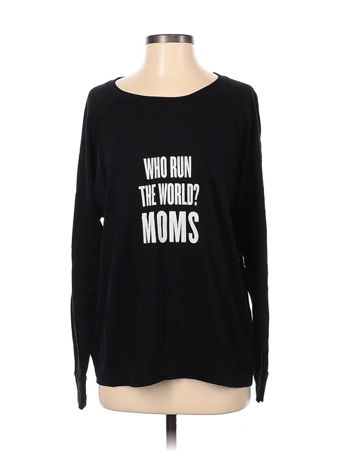 EMI JAY Women Black Long Sleeve T-Shirt S