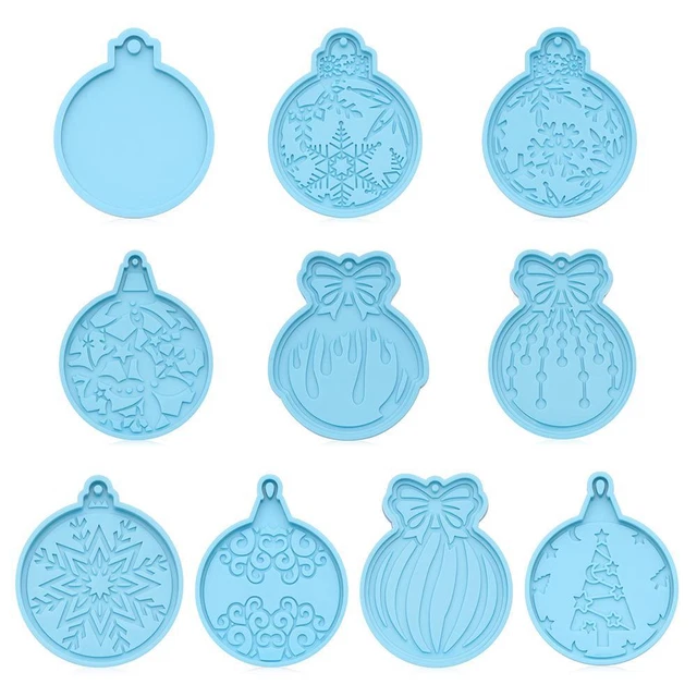 Moule à chaîne de clés Outil de bijouterie Moule de Noël Moule en silicone