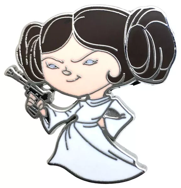 2015 Disney Cute Star Wars Mystery Leia Pin Rare