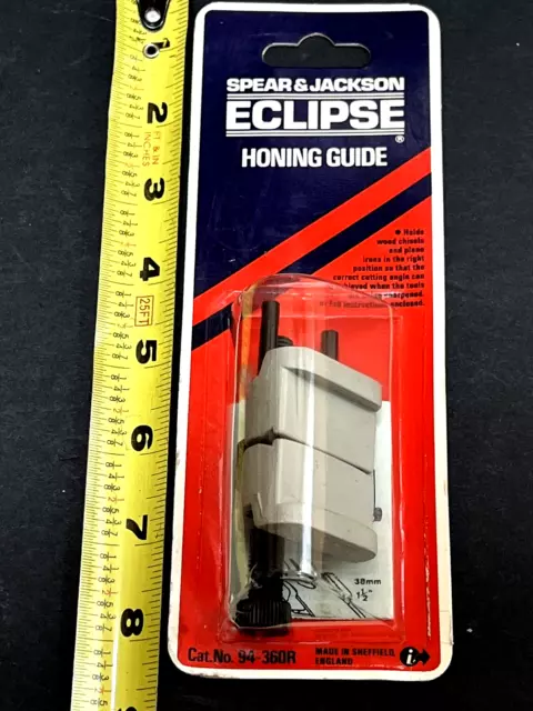 Nos Vintage Eclipse No.36 Chisel,Plane Honing Sharpening Guide Made In England
