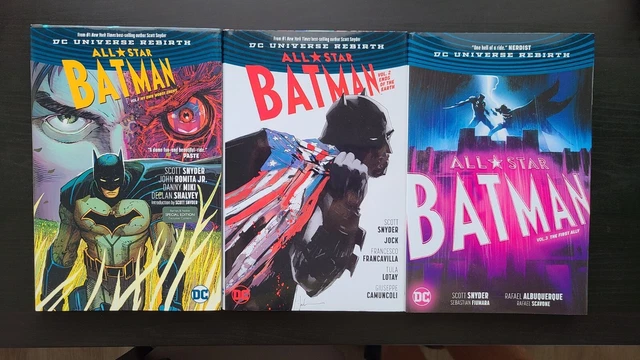 All-Star Batman Scott Snyder Complete Dc Hardcover Lot