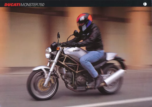 Ducati Monster 750 Prospekt 1999 brochure prospectus prospetto catalogue catalog