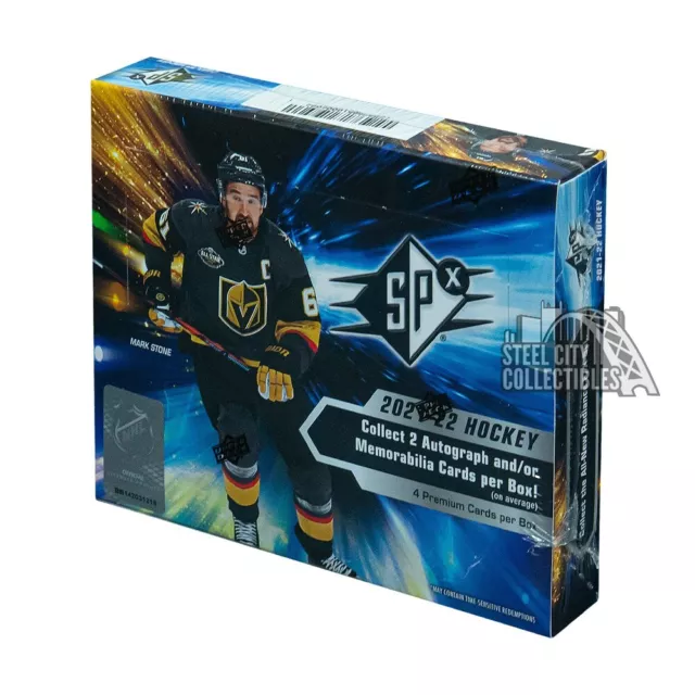 2021-22 Upper Deck SPX Hockey Hobby Box