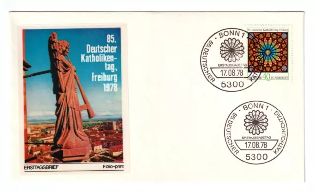 Bund / BRD MiNr. 977 FDC "Katholikentag 1978"