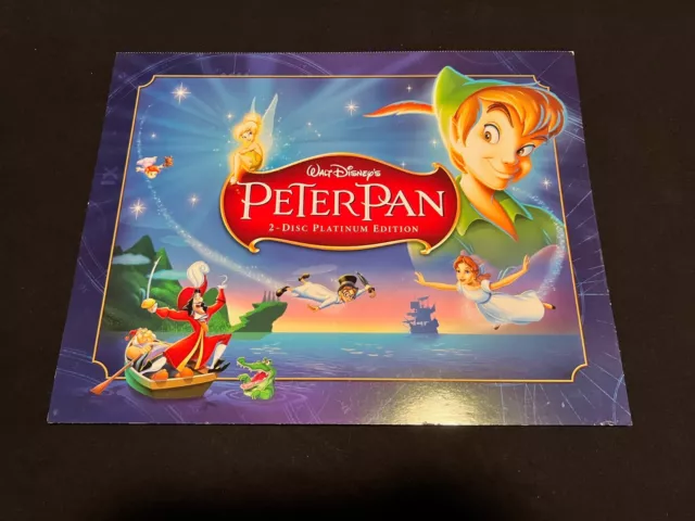 Lithograph *READ* RARE Peter Pan Disney Store Exclusive Preorder Litho Set