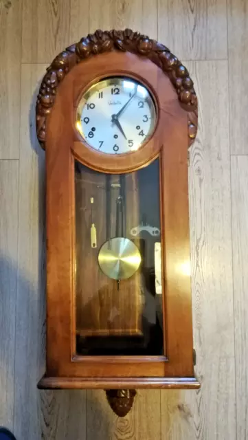 Ancien carillon VEDETTE en noyer WESTMINSTER 8 tiges 8 marteaux