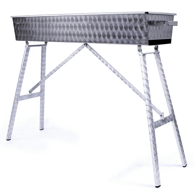 Edelstahlgrill 100x30cm Mangal Schaschlikgrill Partygrill Adana Grill V2A Мангал