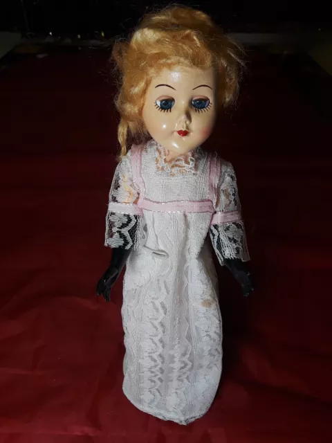 Plastic Molded Arts Co. Doll. Circa 1949-1960 11" Tall