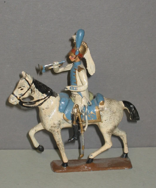Figurine CBG Mignot 1er Empire - Général Ney à Cheval - Plomb Peint 60mm - France
