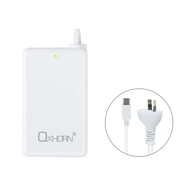 Oxhorn 65W AC Power Adapter USB-C Charger Power Delivery for Lenovo HP Dell A...