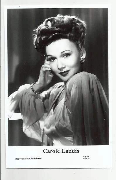 (Bx32) Carole Landis Swiftsure Photo Postcard (22/2) Filmstar Pin Up Glamor