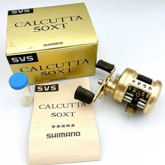 SHIMANO CALCUTTA 50XT Gold Baitcasting Reel Metal Used