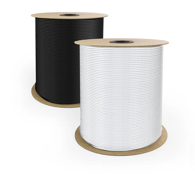 POLYPROPYLEN SEIL 2mm - 8mm SEIL PP Schnur Polypropylen Tauwerk Schwarz Weiss