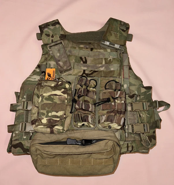 VIRTUS MTP STV Scaleable Tactical Vest Body Armour Size LW Pouches