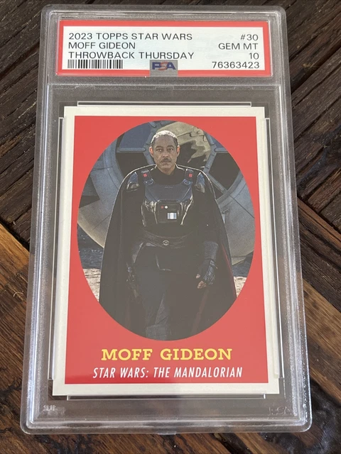 Moff Gideon 2023 Topps Throwback Thursday Star Wars #30 PSA 10 GEM MT 💎💎