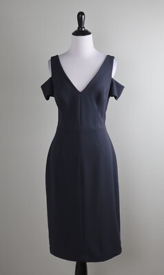ANTONIO MELANI NWT $159 Cold Shoulder Band Sleeve Claudia Sheath Dress Size 6