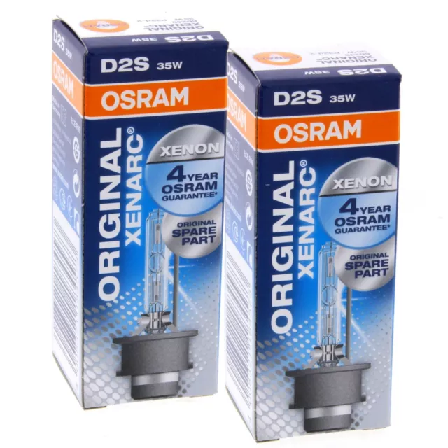 2x Originale Osram D2S Xenarc Xenon Bruciatore Pera Lampada OEM 66240 #15